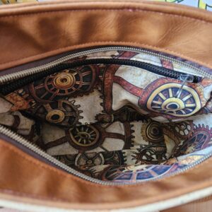 Umhängetasche Shikami Steampunk Lok – Bild 4